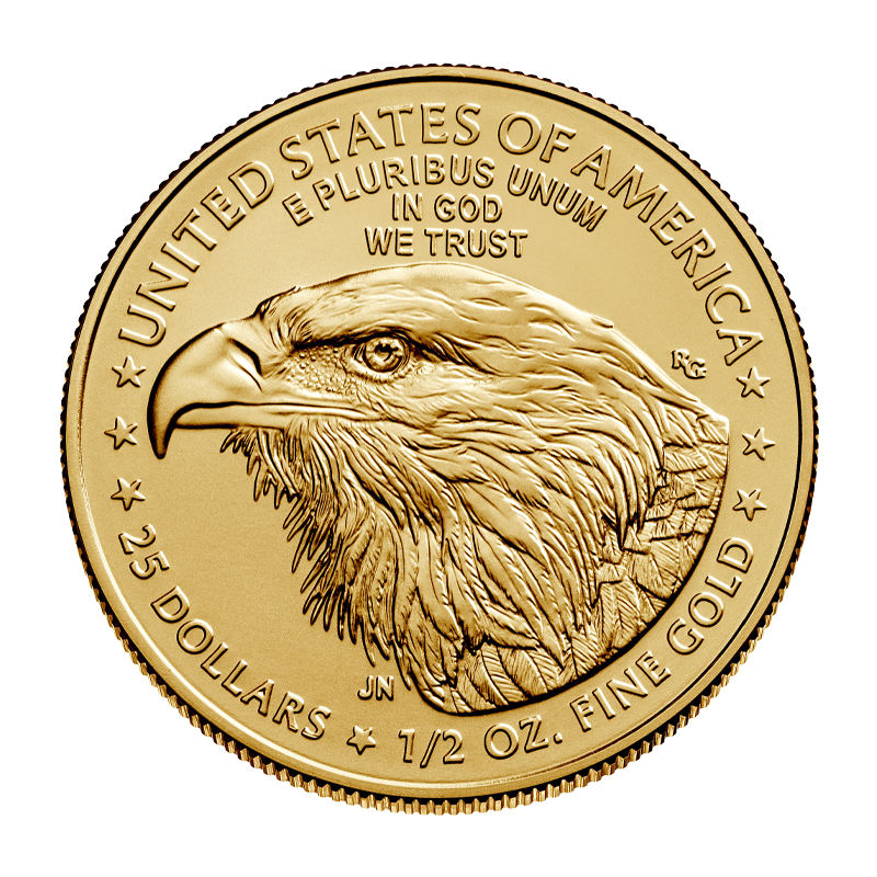 Zlatá mince American Eagle 1/2 oz
