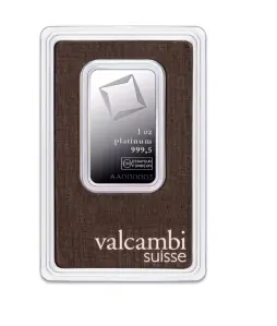 Valcambi platinová cihla 1 oz