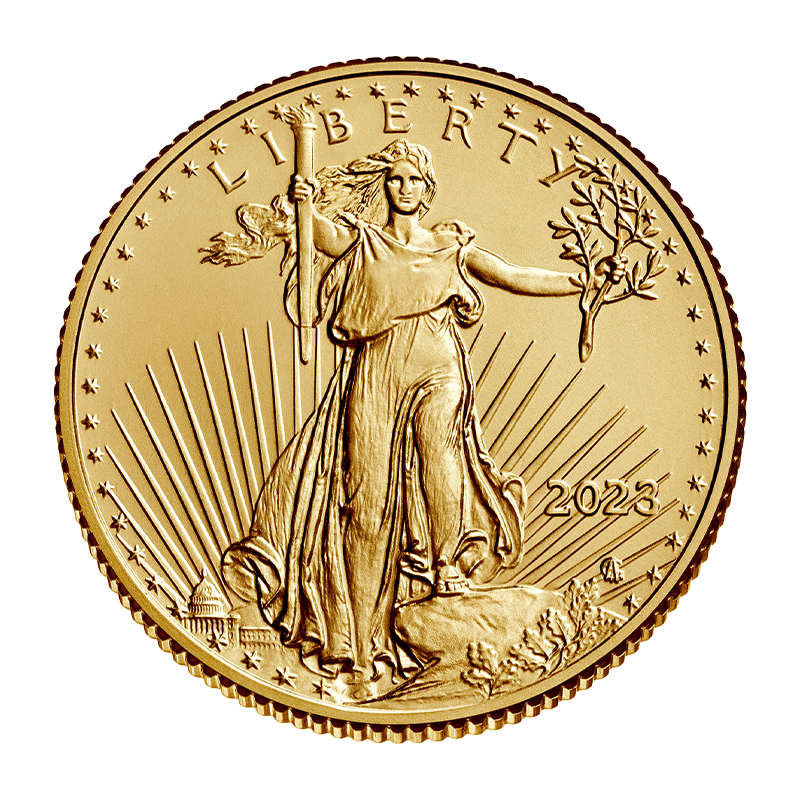 Zlatá mince American Eagle 1/10 oz