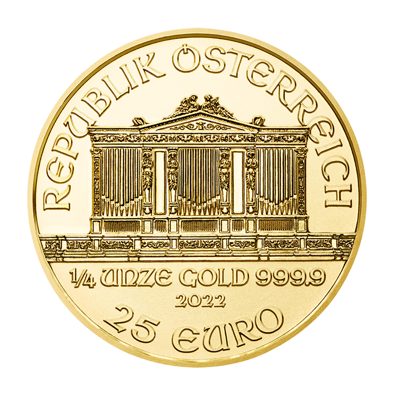 Zlatá mince Wiener Philharmoniker 1/4 oz