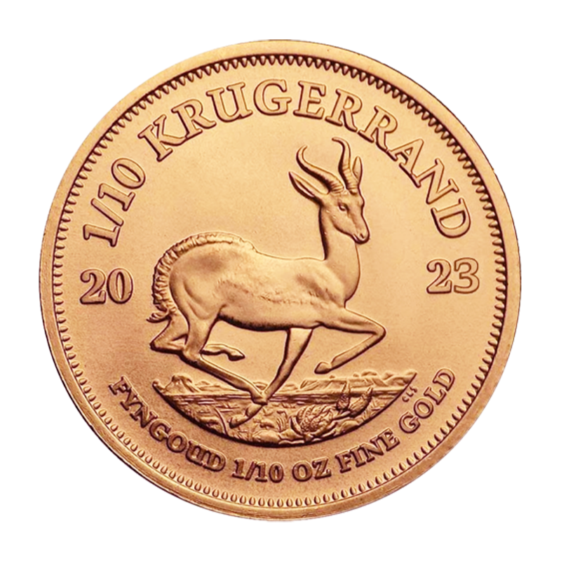Zlatá mince Krugerrand 1/10 oz