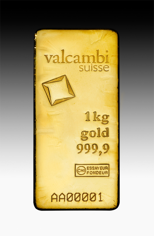 Valcambi Zlatá cihla 1 000 g