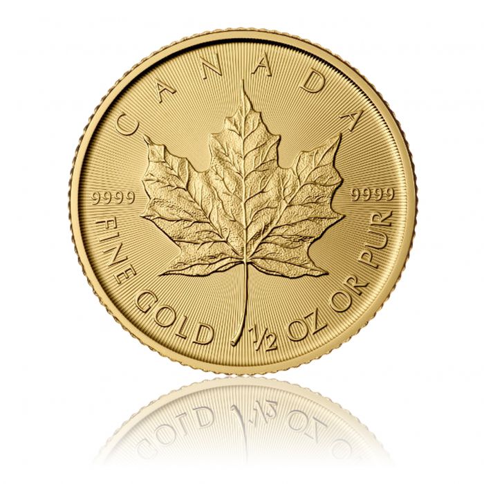 Zlatá mince Maple Leaf 1/2 oz