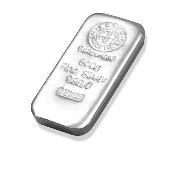 Argor Heraeus stříbrný slitek 500 g