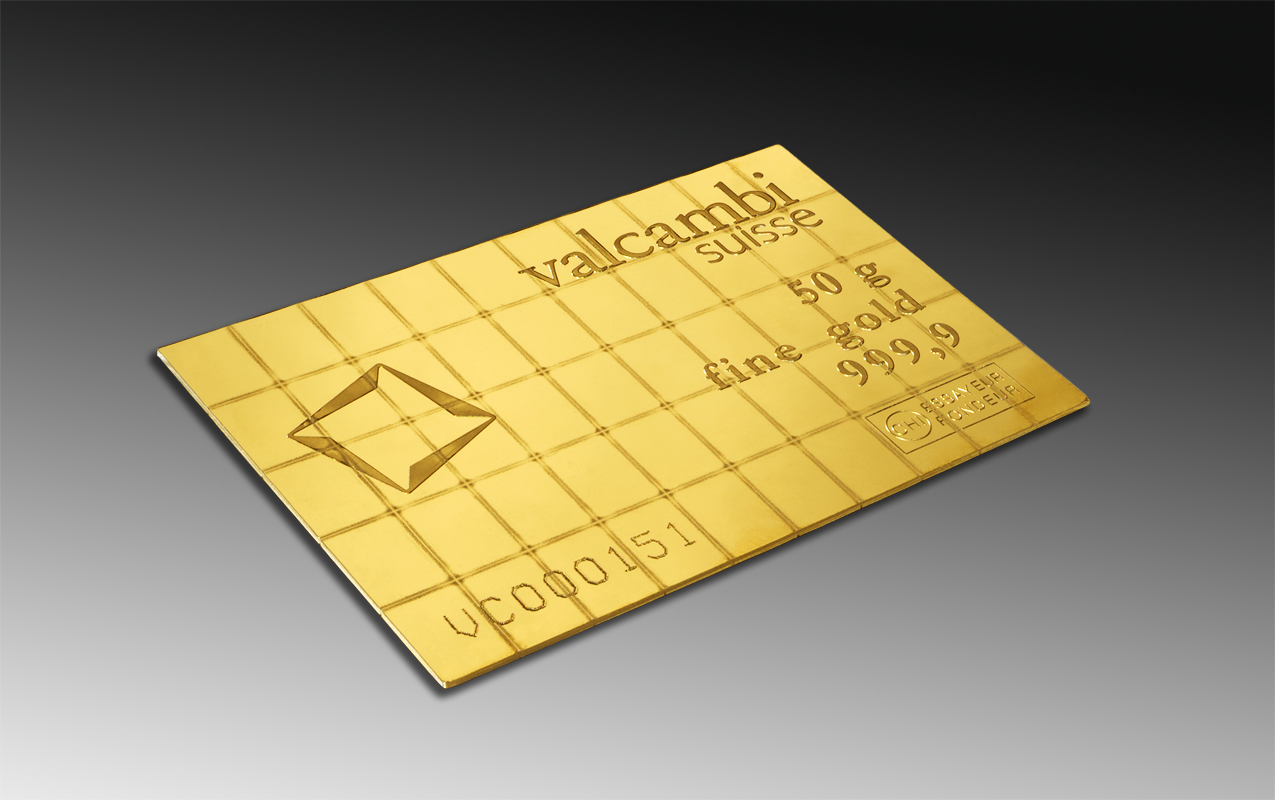 Valcambi CombiBar zlatý 50 x 1 g