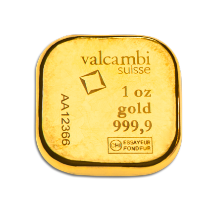 Valcambi Zlatá cihla 1 oz