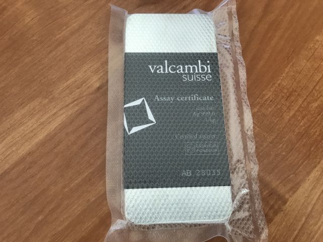 Valcambi Stříbrný slitek 1 000 g
