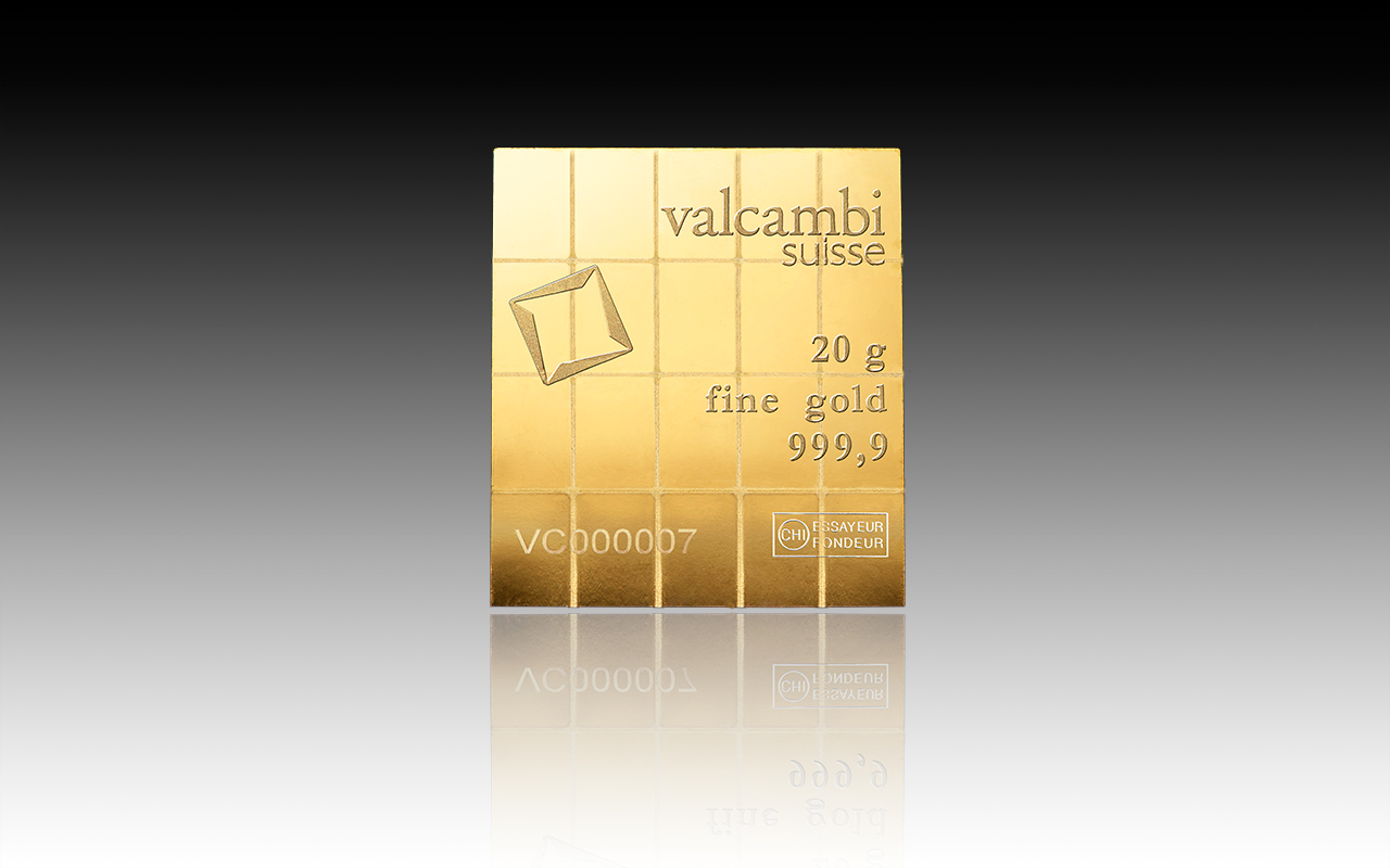 Valcambi CombiBar zlatý 20 x 1 g