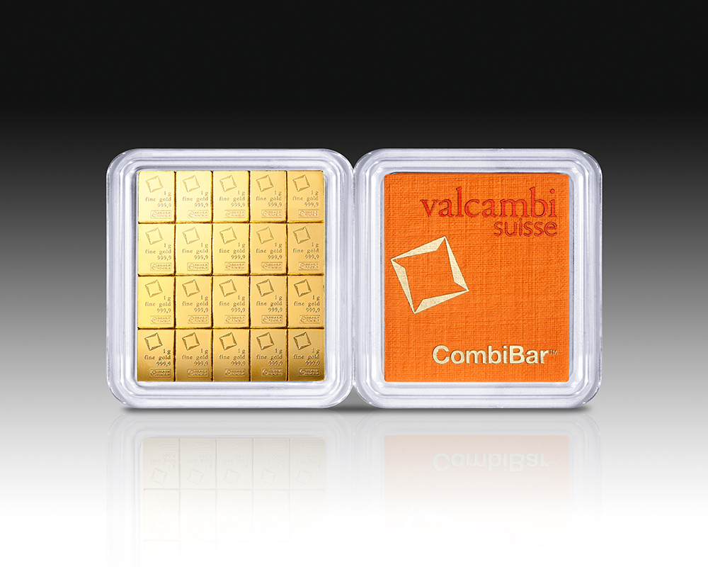 Valcambi CombiBar zlatý 20 x 1 g