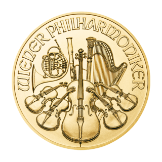 Zlatá mince Wiener Philharmoniker 1/10oz