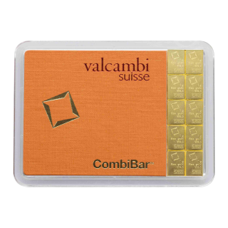 Valcambi CombiBar zlatý 10 x 1 g
