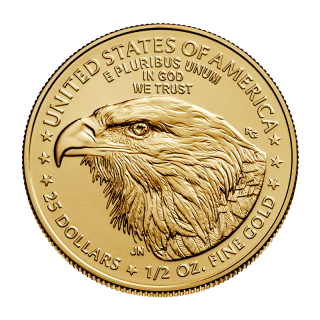Zlatá mince American Eagle 1/2 oz