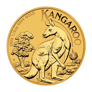 Zlatá mince Australian Kangaroo 1/2 oz