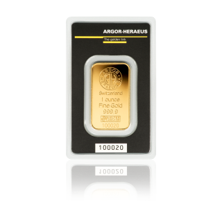 Argor Heraeus Zlatý slitek 1 oz