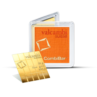 Valcambi CombiBar zlatý 20 x 1 g