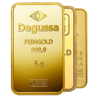 Zlatý slitek 5 g LBMA certifikát