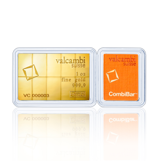 Valcambi CombiBar zlatý 10 x 1/10 oz
