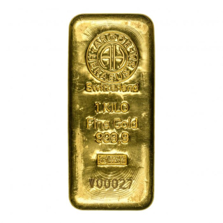 Argor Heraeus zlatý slitek 1 000 g