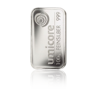 Umicore stříbrný slitek 100 g