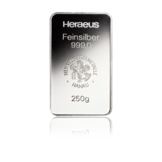 Argor Heraeus stříbrný slitek 250 g